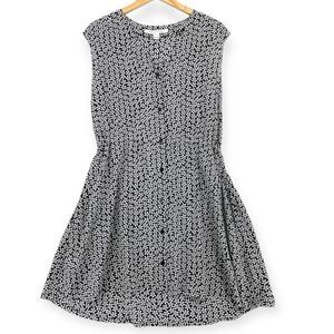 Diane Von Furstenberg Black and White Mini Dress